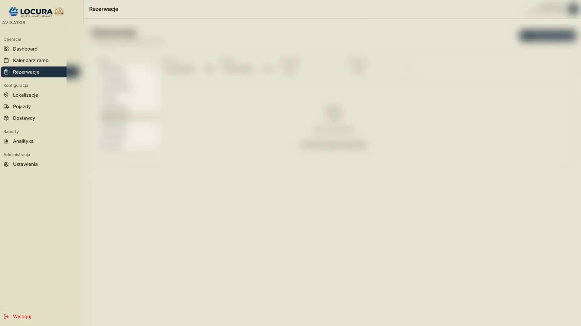AVISATOR - Rezerwacje
